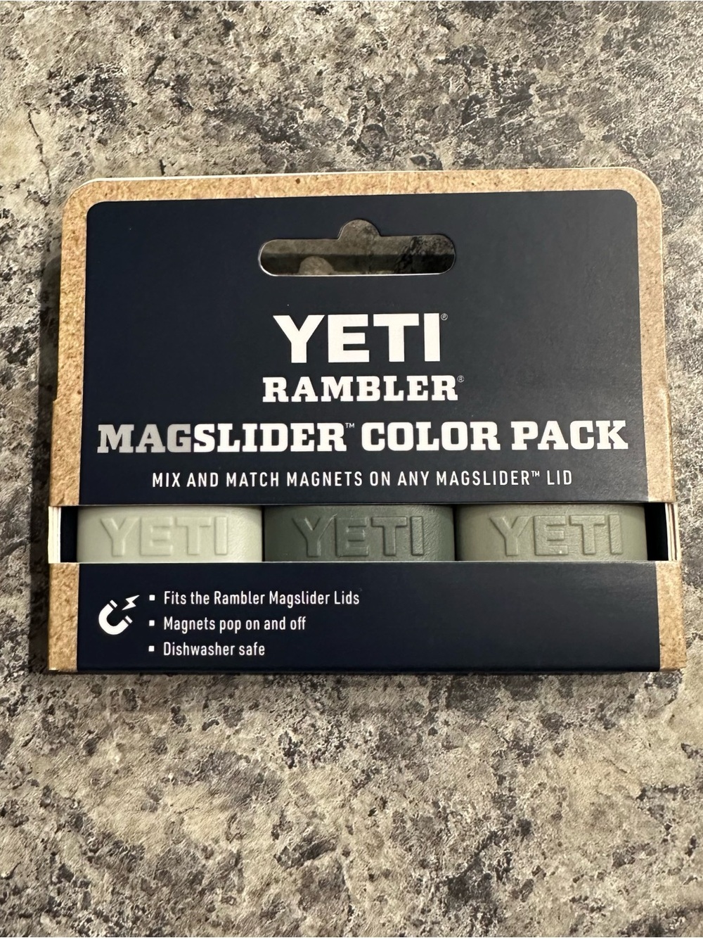 NWT Yeti Rambler Magslider Color Pack Magnets Camp Green